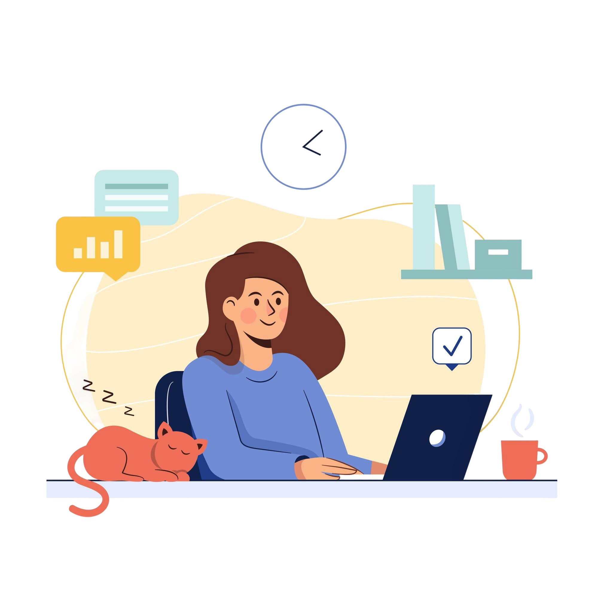 Secure Login Illustration